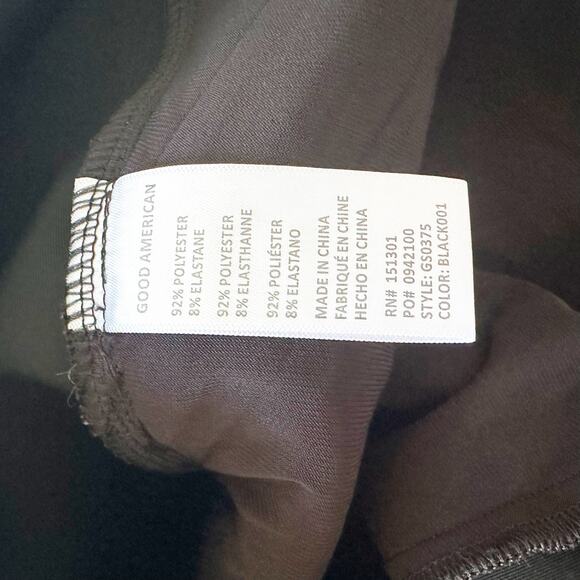 Good American Plus Size 24 Black Dress Pants Women’s Stretch Trousers - Picture 4 of 8